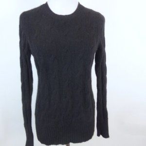 C BY BLOOMINGDALE'S crewneck 100% 2 ply CASHMERE SWEATER M